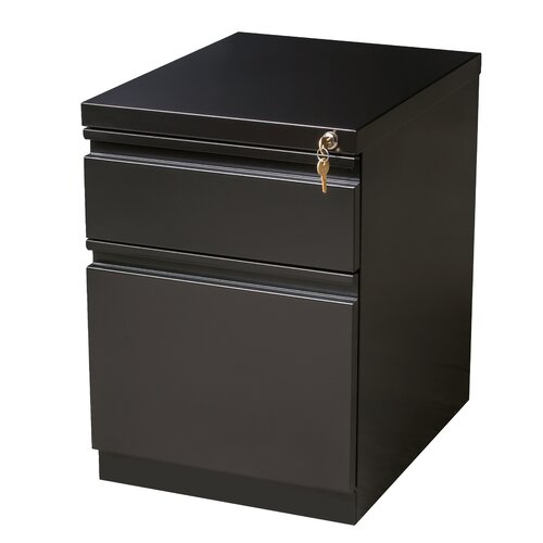 CommClad 2 Drawer Mobile Pedestal File 19308 / 19309 Finish Black