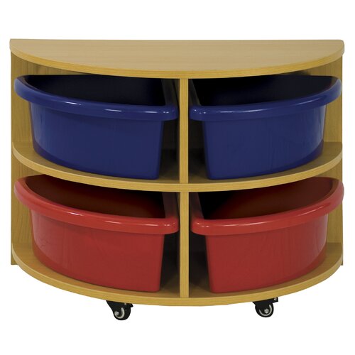 ECR4Kids Half Circle Low Storage Center ELR 0767