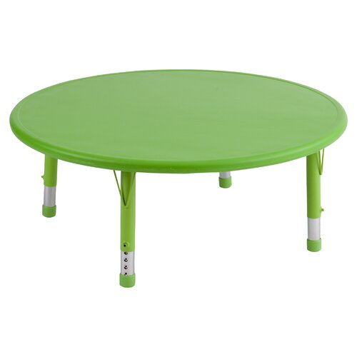 ECR4Kids 45 Round Resin Table ELR 14403 Color Blue