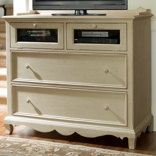 Paula Deen Home Steel Magnolia 46 TV Stand 996160 Finish Sea Oat