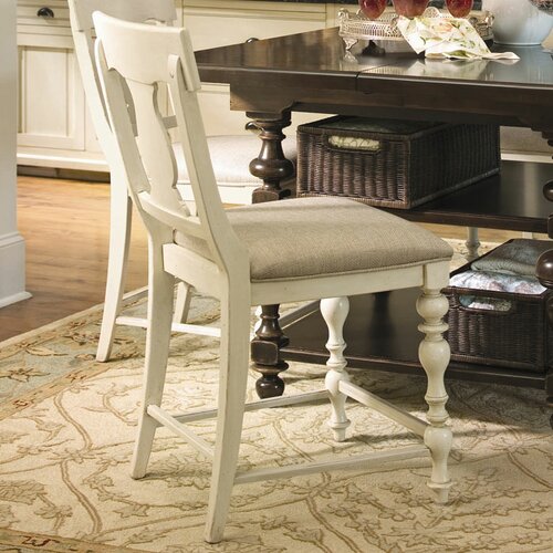 Paula Deen Home Sweet Tea 24 Bar Stool 996606 RTA Frame Finish Linen