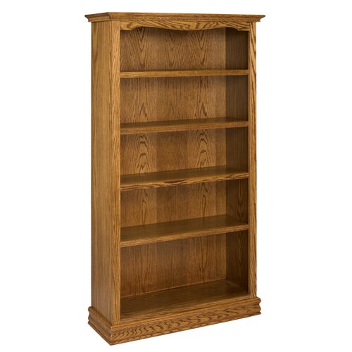 A&E Wood Designs Americana 72 Bookcase 3672AMER Finish Medium