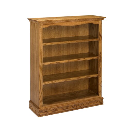 A&E Wood Designs Americana 60 Bookcase 3660AMER Finish Medium, Height 48