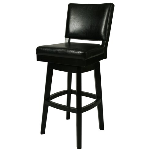 Pastel Furniture Richfield 26 Leather Barstool RC 219 26 FB 86 Leather Black