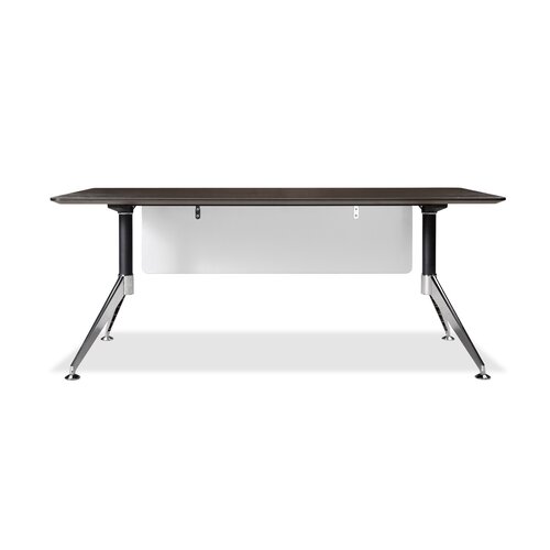 Jesper Office 300 Computer Desk with Modesty Panel X302 ESP / X302 WAL