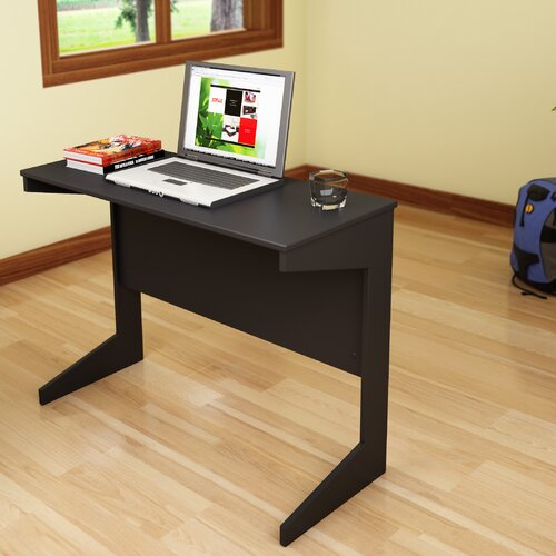 dCOR design Hawthorn Computer Desk D 204 NHL / D 214 NHL Finish Midnight Black