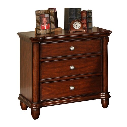 Greystone Ethan 3 Drawer Nightstand HM100NS