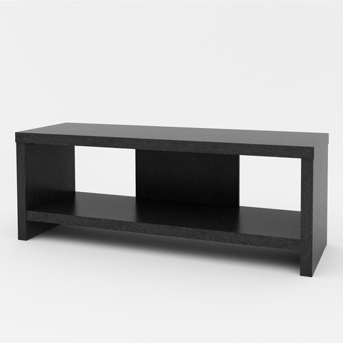 Ameriwood Hollowcore 60 TV Stand 1193012YCOM Finish Black Ebony Ash