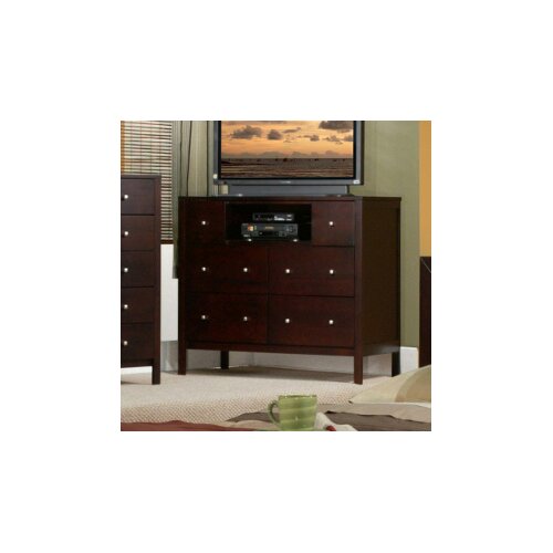 Alpine Furniture Solana 6 Drawer Media Chest SK 11