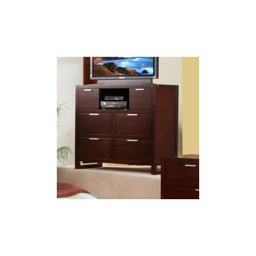 Alpine Furniture Camarillo 6 Drawer Media Chest TA 11