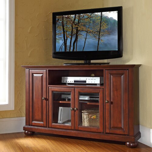 Crosley Alexandria 48 TV Stand KF10006A Finish Vintage Mahogany