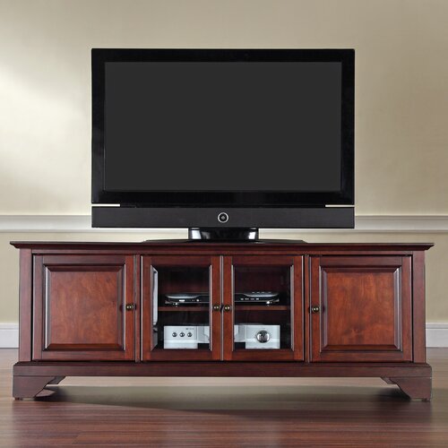 Crosley LaFayette 60 TV Stand KF10005B Finish Vintage Mahogany