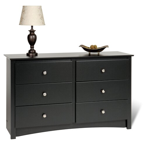 Prepac Sonoma Condo 6 Drawer Dresser BDC 4829