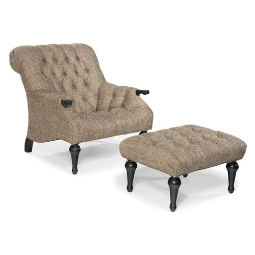 Fairfield Chair Tufted Sleepy Hollow Chair and Ottoman 1492 01 9570/ 1492 20 